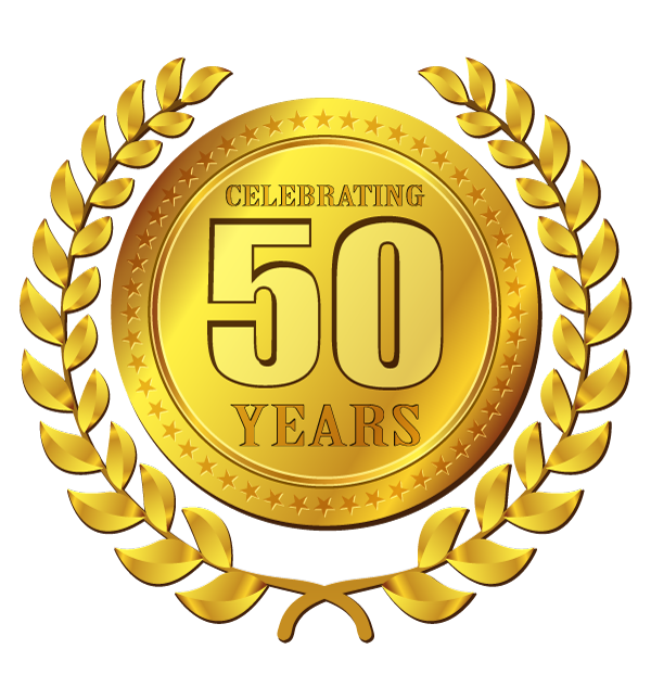 50 Years Badge