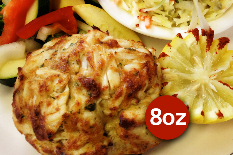 8 oz. Maryland Jumbo Lump Crab Cake