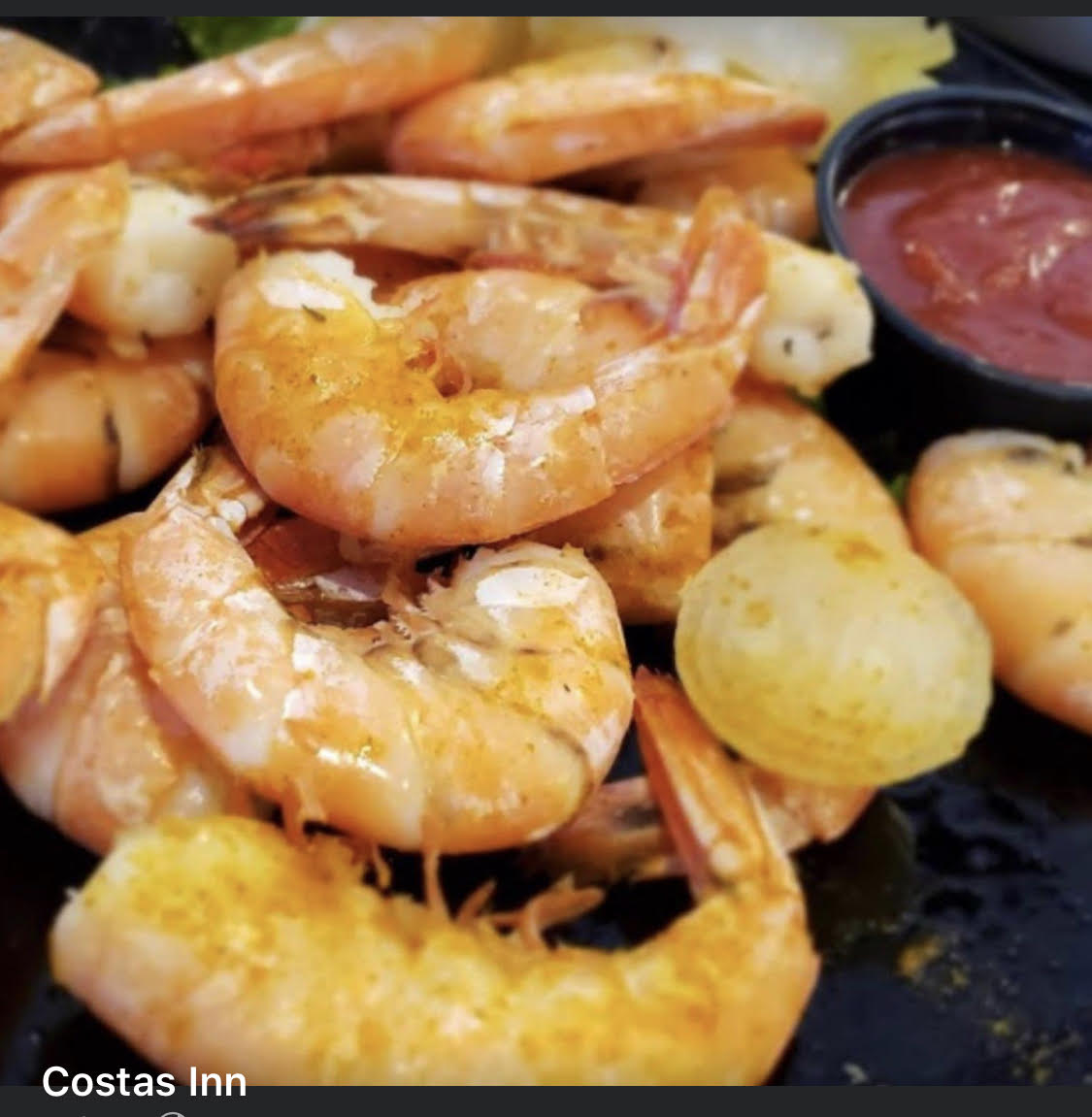 Costas Inn Steamed Shrimp